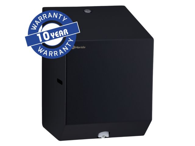 MERIDA STELLA BLACK LINE MINI, CENTER-PULL roll paper towel or toilet paper dispenser, black